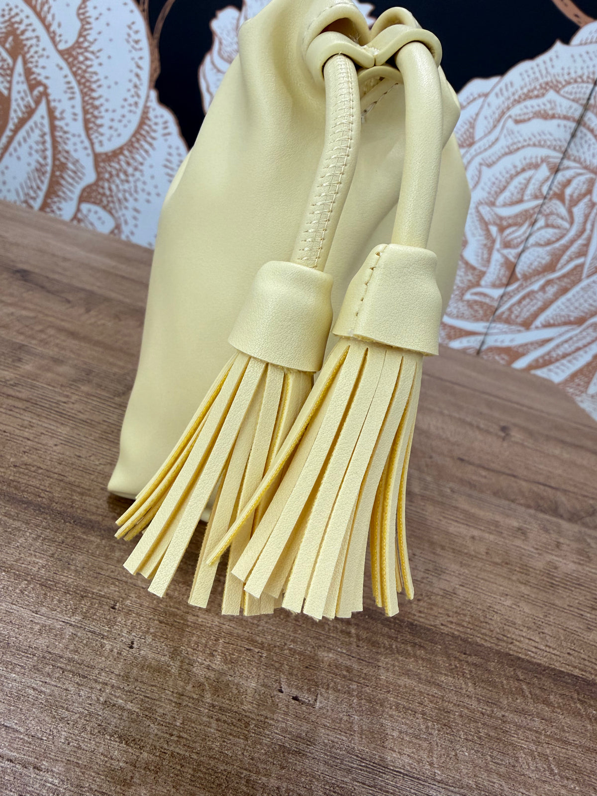 Borsa Tassel Small giallo pulcino - Vicolo