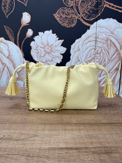 Borsa Tassel Small giallo pulcino - Vicolo