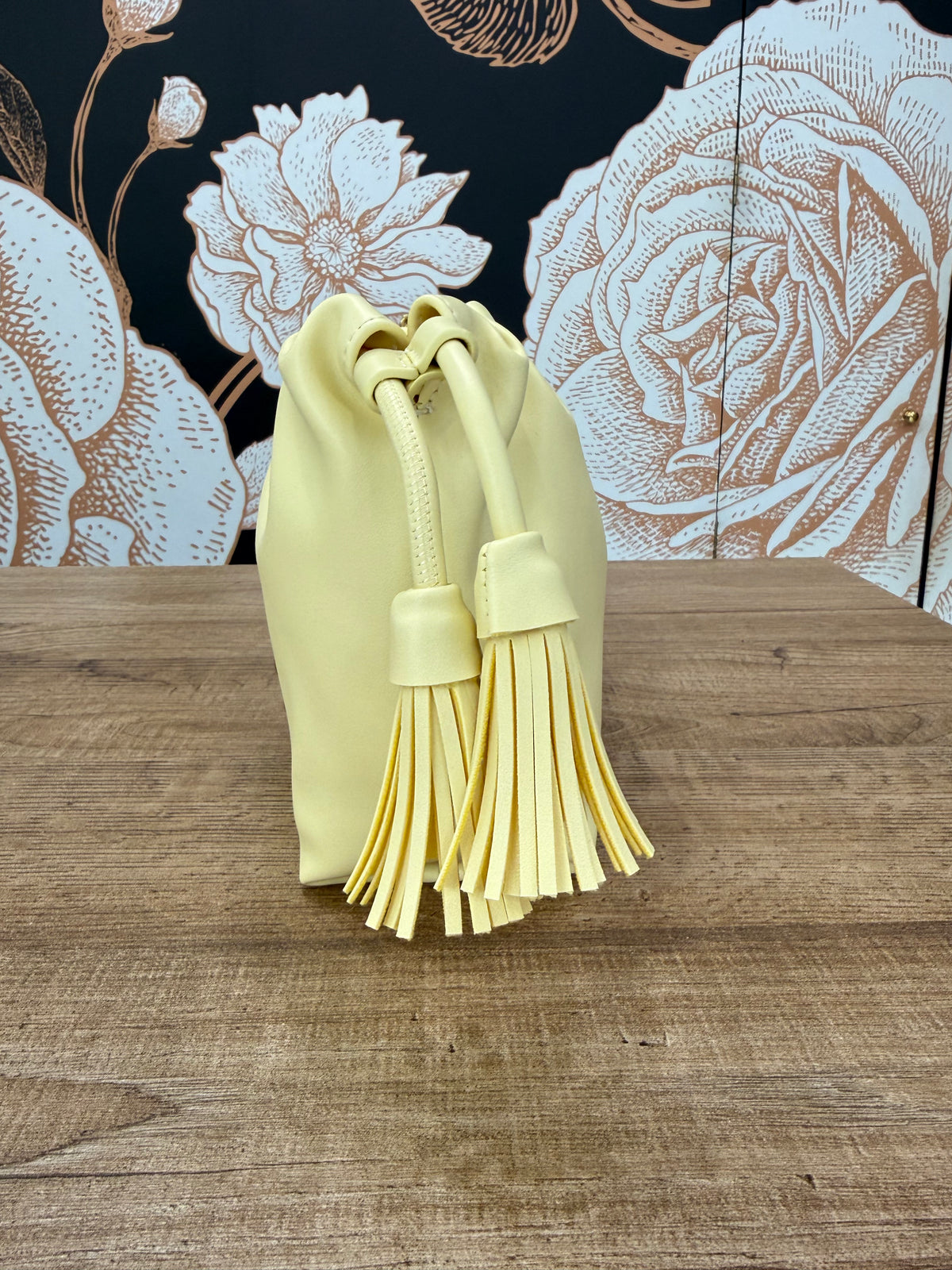 Borsa Tassel Small giallo pulcino - Vicolo