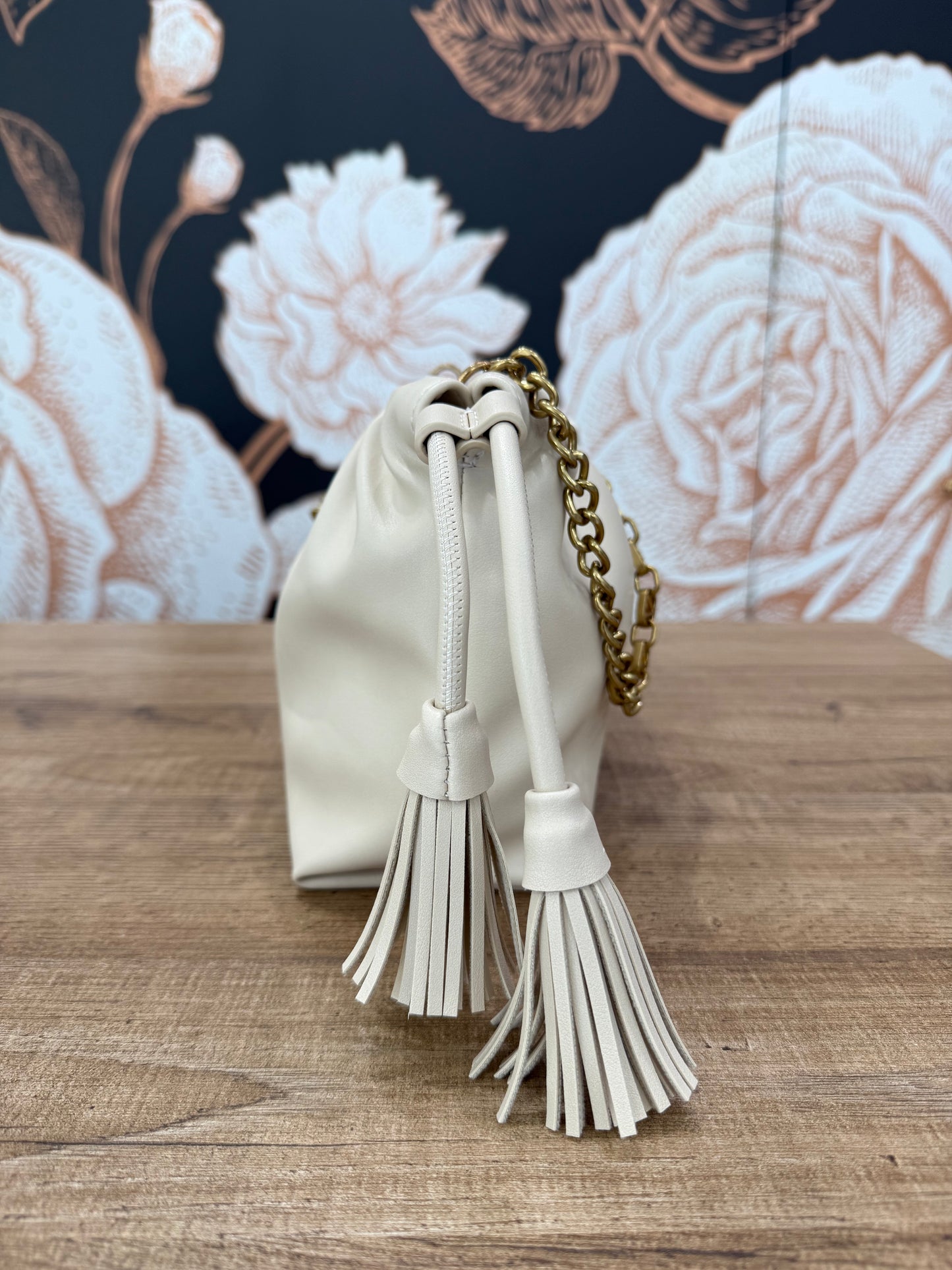Borsa Tassel Small avorio - Vicolo