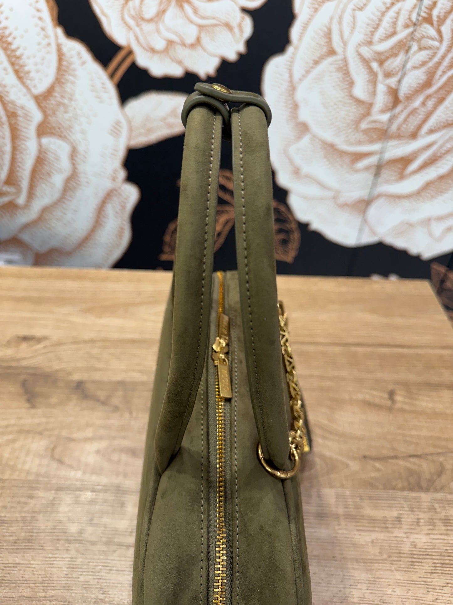 Borsa a spalla Slide Bag verde - Vicolo