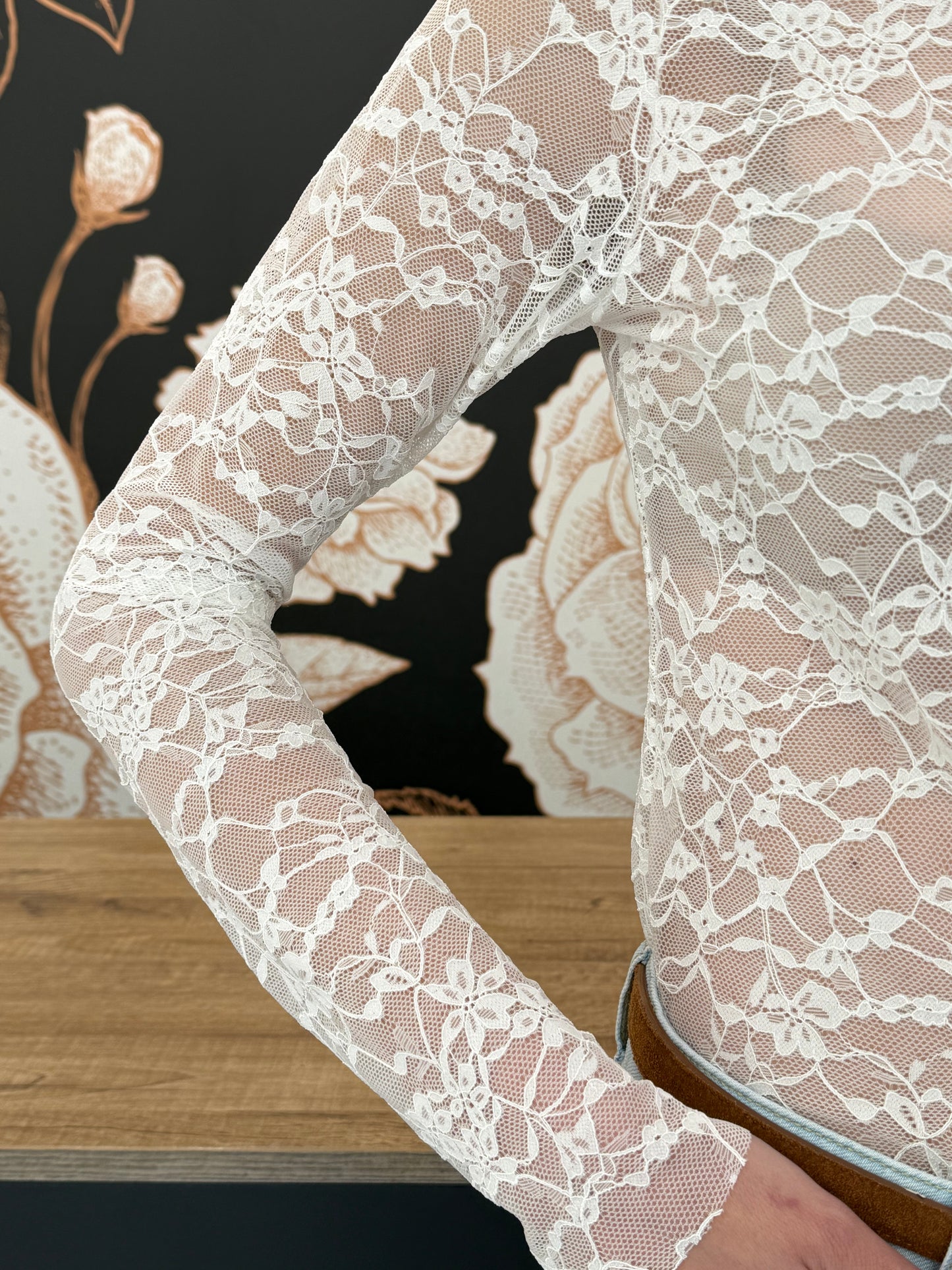 Maglia in pizzo bianco - HAVEONE