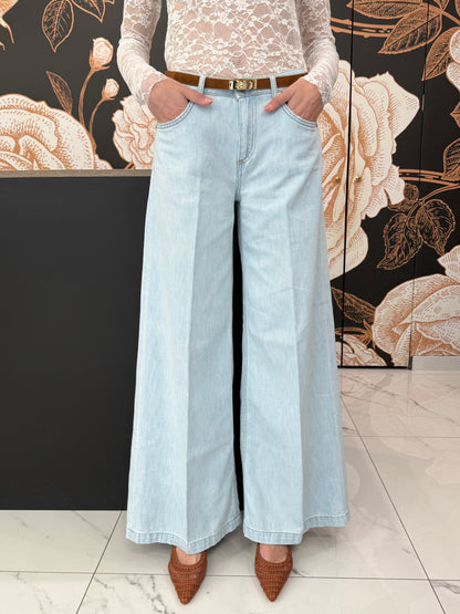 Jeans Madison Wide Leg Chiaro - Vicolo