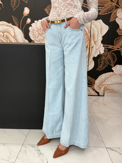 Jeans Madison Wide Leg Chiaro - Vicolo