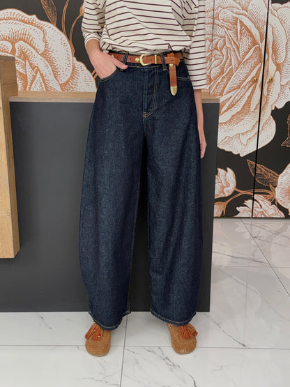 Jeans balloon fit blu scuro - Souvenir Clubbing