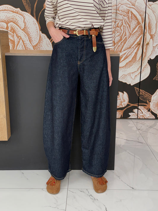 Jeans balloon fit blu scuro - Souvenir Clubbing