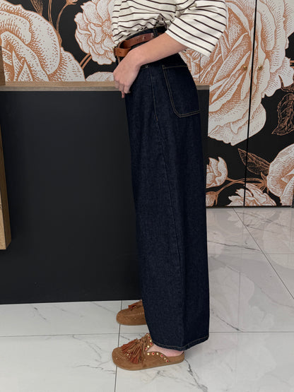 Jeans balloon fit blu scuro - Souvenir Clubbing