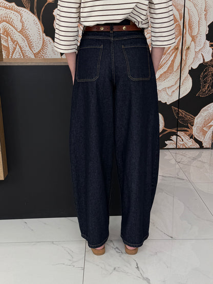 Jeans balloon fit blu scuro - Souvenir Clubbing