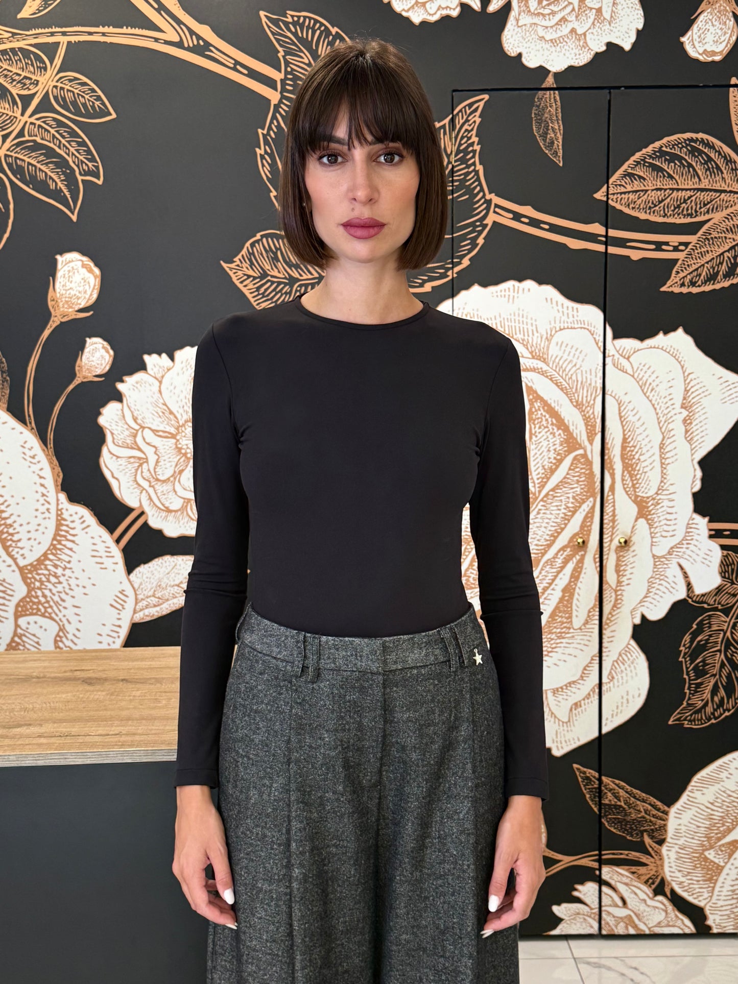 Body girocollo manica lunga - Silence Limited