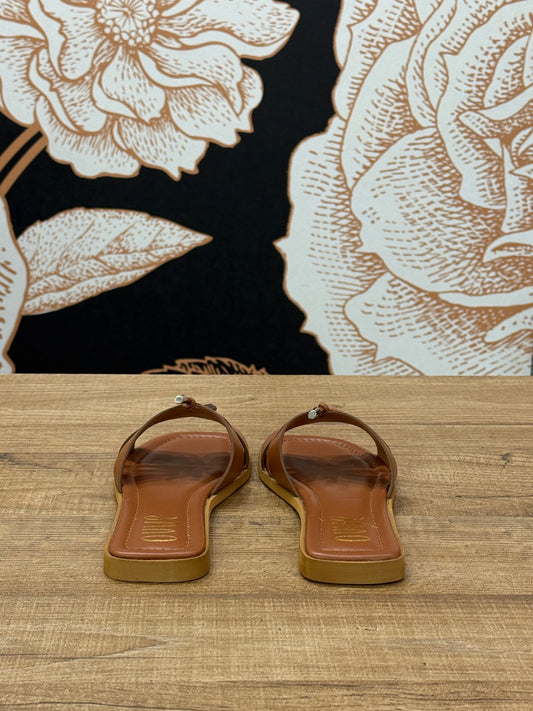 Ciabatta flat cuoio - Ovyè