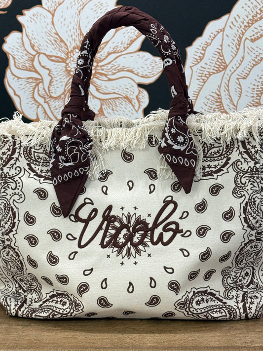 Borsa big Ibiza in canvas - Vicolo