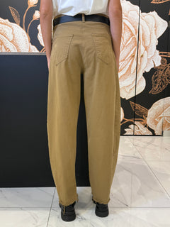 Pantalone balloon fit sfrangiato elasticizzato - Souvenir Clubbing