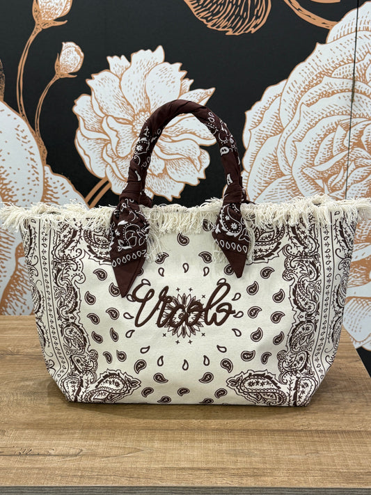 Borsa big Ibiza in canvas - Vicolo