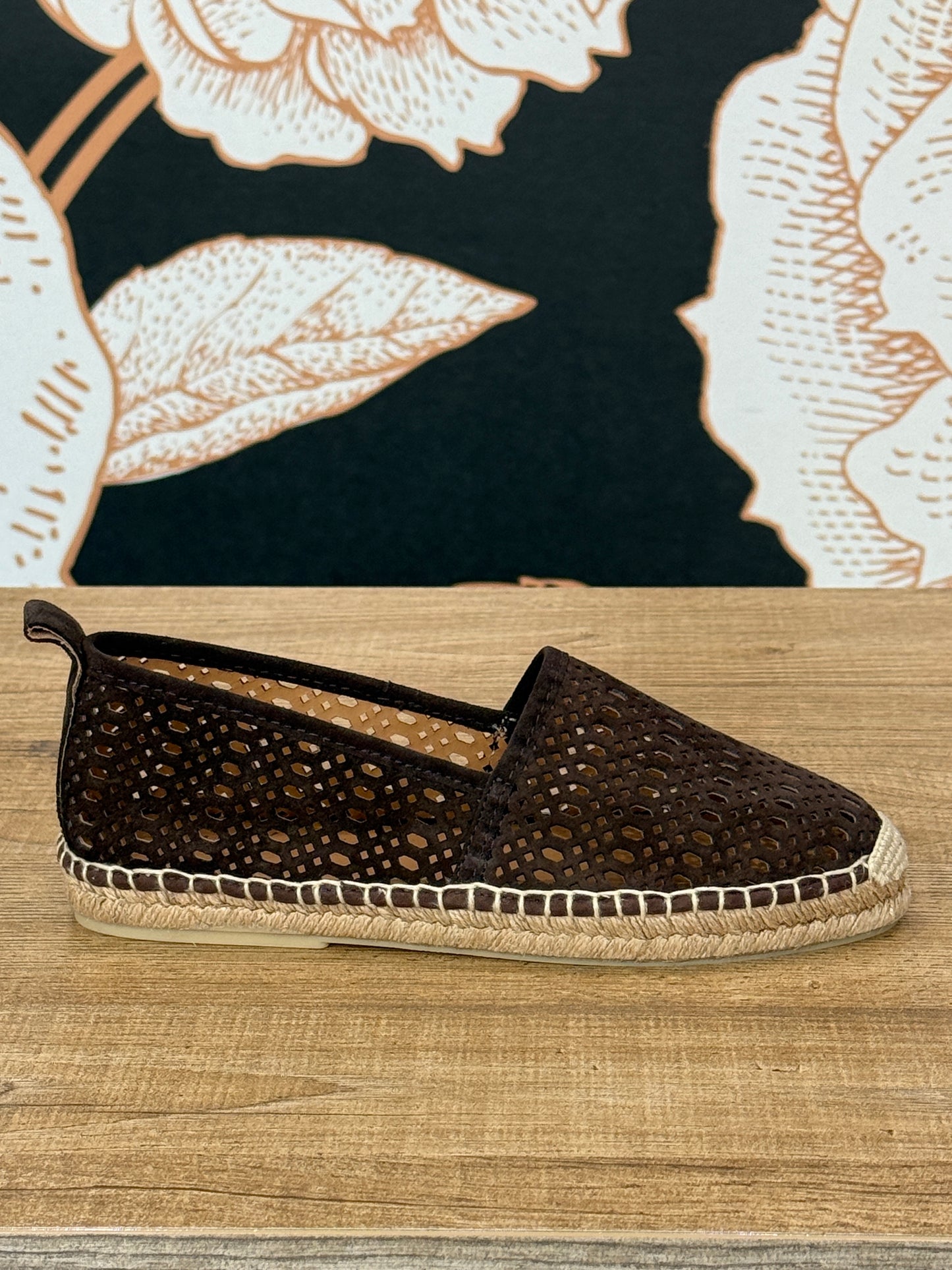 Espadrillas in camoscio marrone - Ovyè