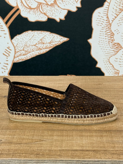 Espadrillas in camoscio marrone - Ovyè