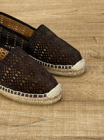 Espadrillas in camoscio marrone - Ovyè