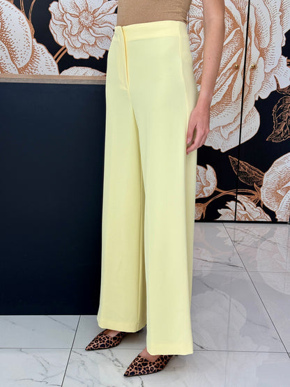 Completo giacca cintura e pantalone giallo limone - Kontatto