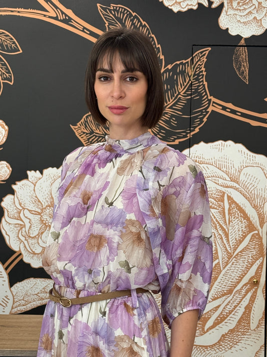 Coprispalle fantasia floreale - Kontatto