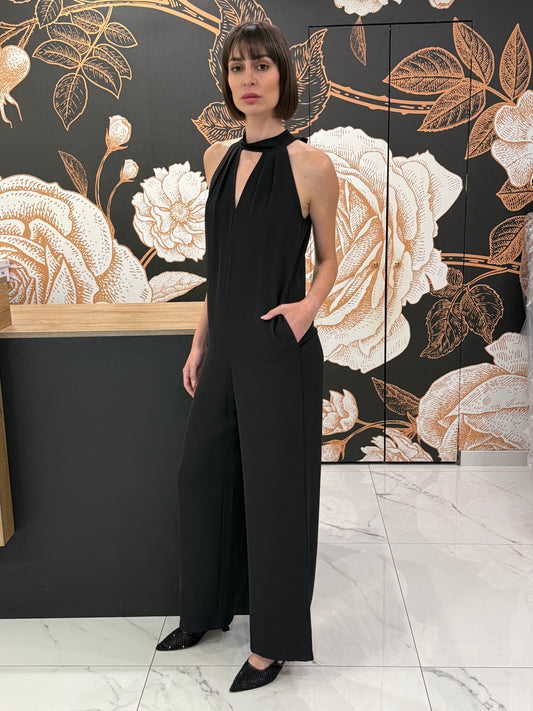 Tuta scollo americana nera - Kontatto