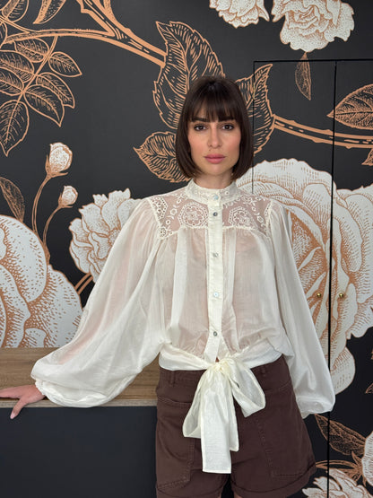 Camicia bohemien beige - HaveOne