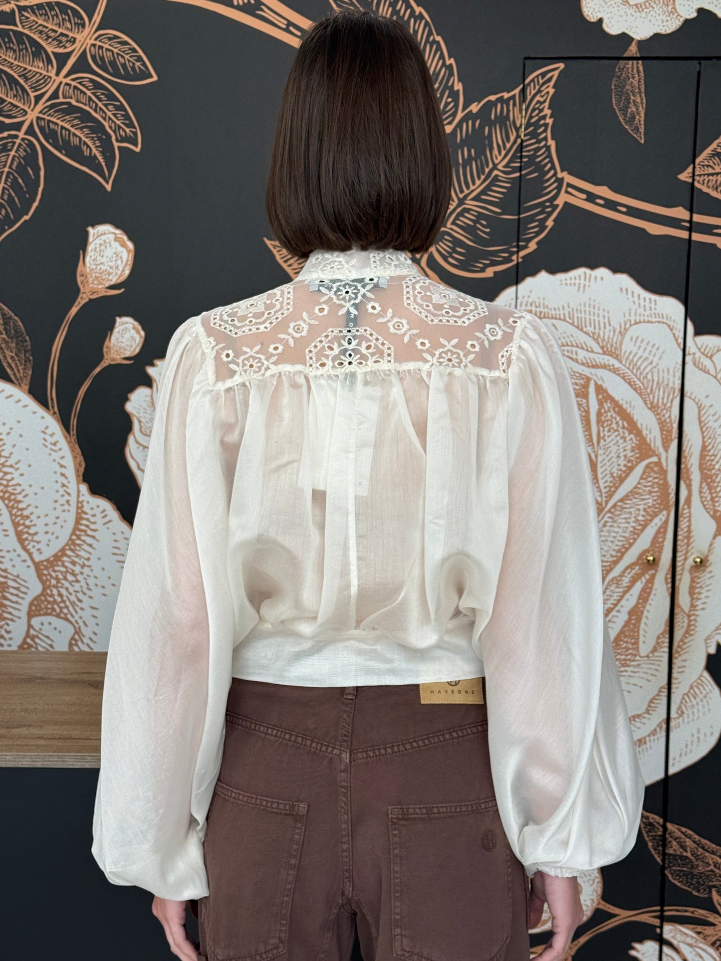 Camicia bohemien beige - HaveOne
