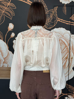 Camicia bohemien beige - HaveOne