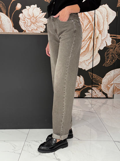 Jeans Alex grigio lavaggio thè - Vicolo