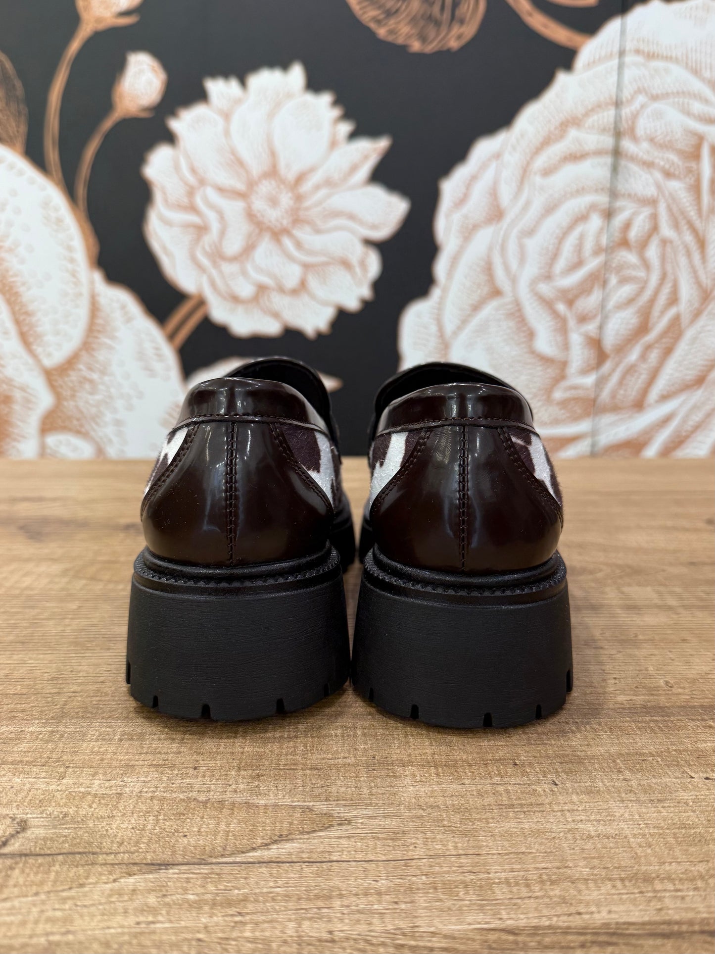 Mocassino Combat con stampa muccata - Ovyè