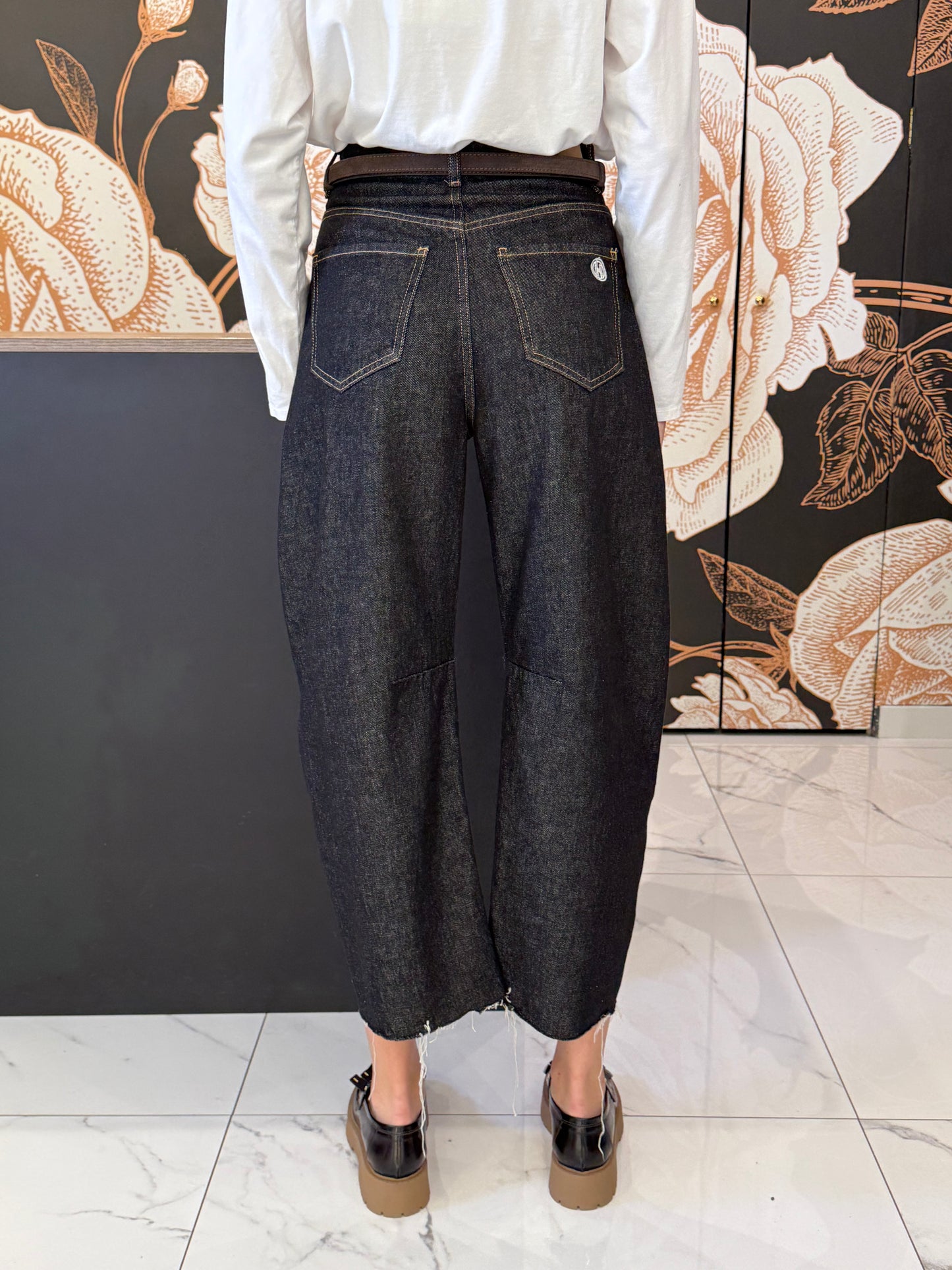 Jeans Barbara denim nero- HaveOne