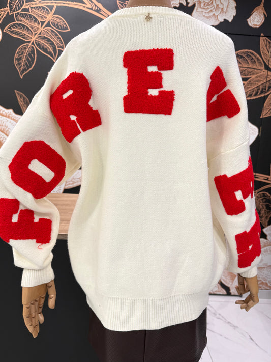 Maglia ricamata FOREVER - Souvenir Clubbing