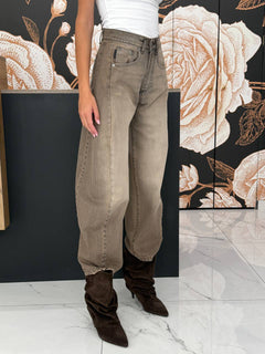 Jeans barrel modello Lucy denim vintage - Haveone
