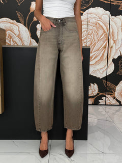 Jeans barrel modello Lucy denim vintage - Haveone