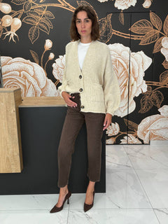 Cardigan tre bottoni calce - Haveone
