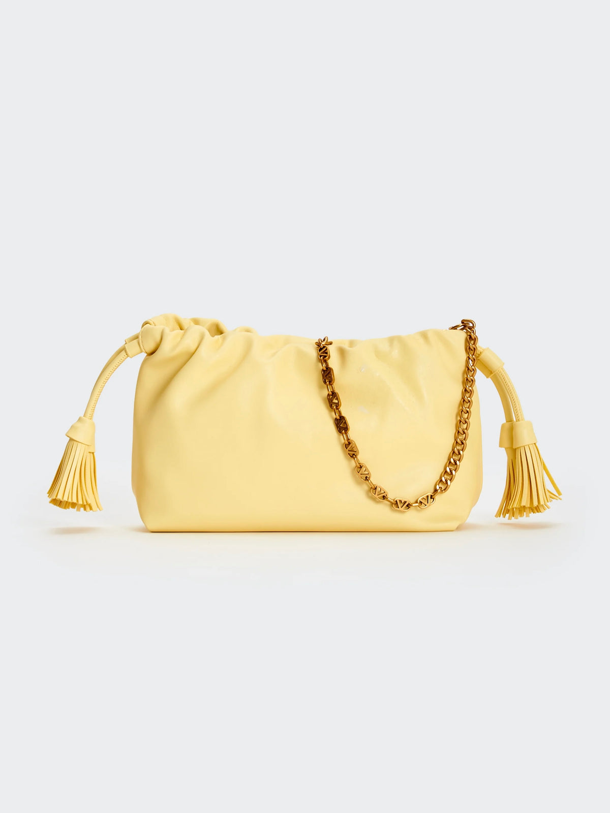 Borsa Tassel Small giallo pulcino - Vicolo