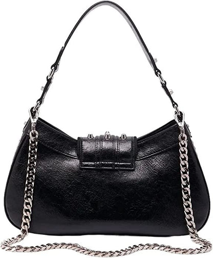 Borsa a mano rock nero