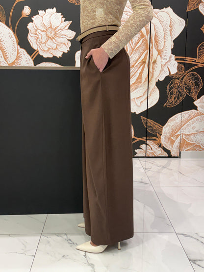 Pantalone moro con ampie pinces - HAVEONE