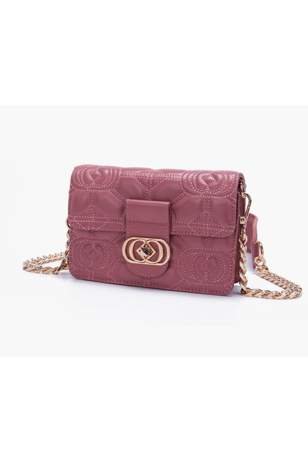 Mini shoulder bag leather fard