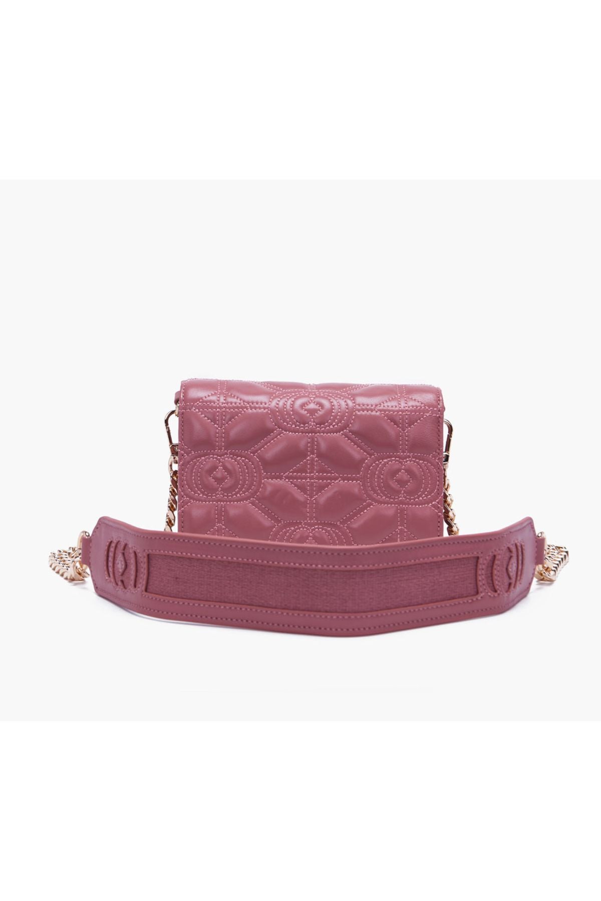 Mini shoulder bag leather fard