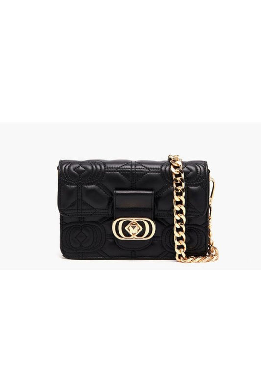 Mini Shoulder bag leather black