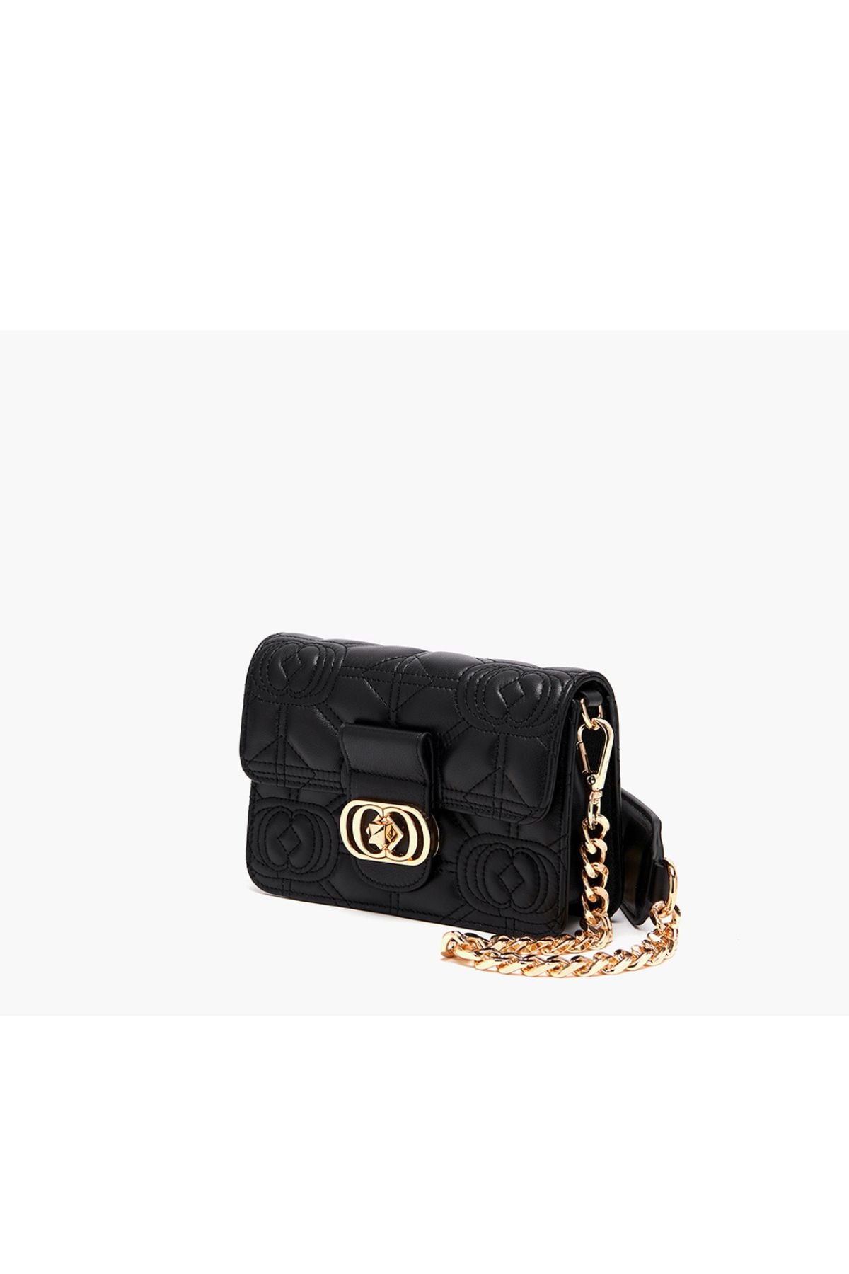 Mini Shoulder bag leather black