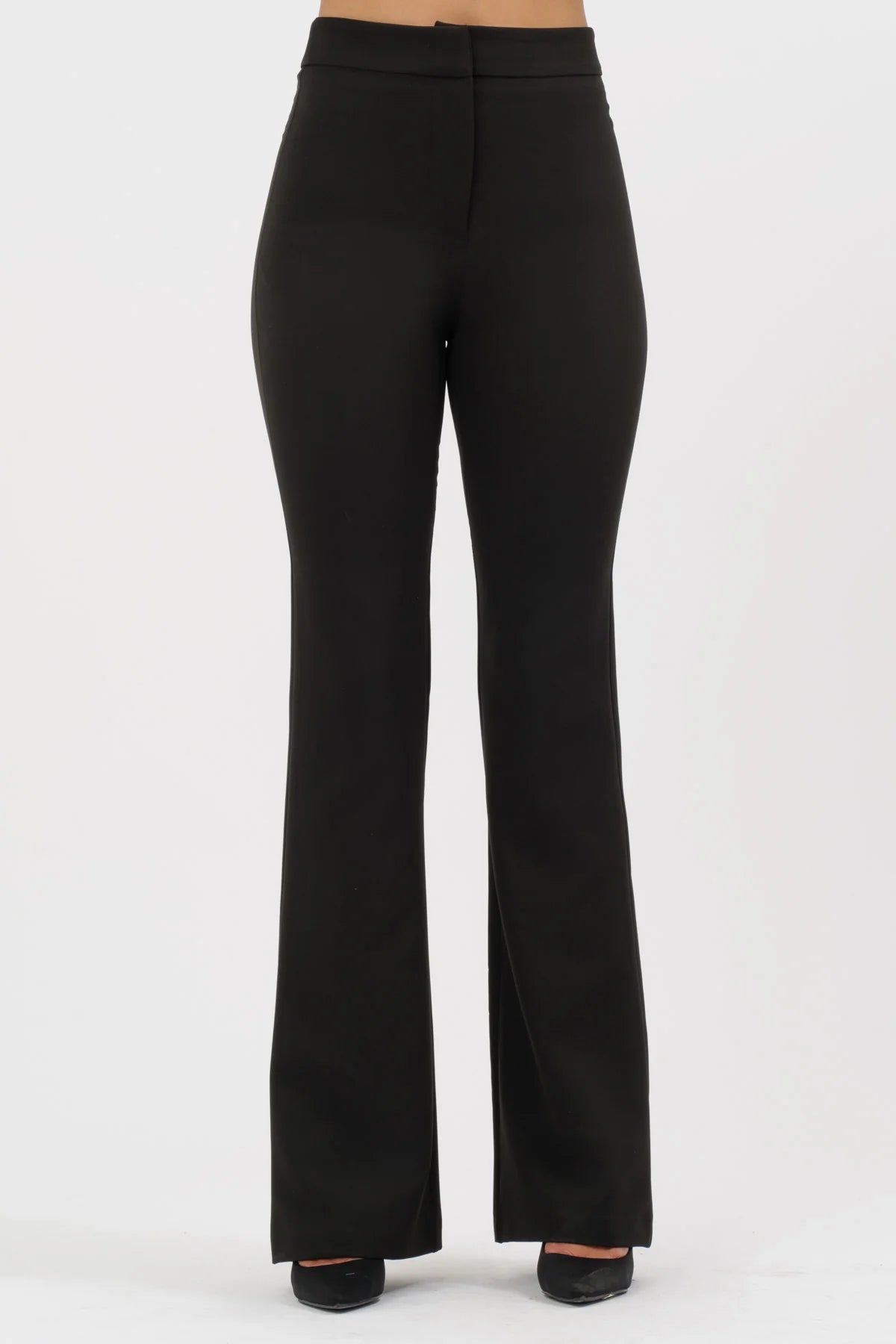 Pantalone mezza zampa nero