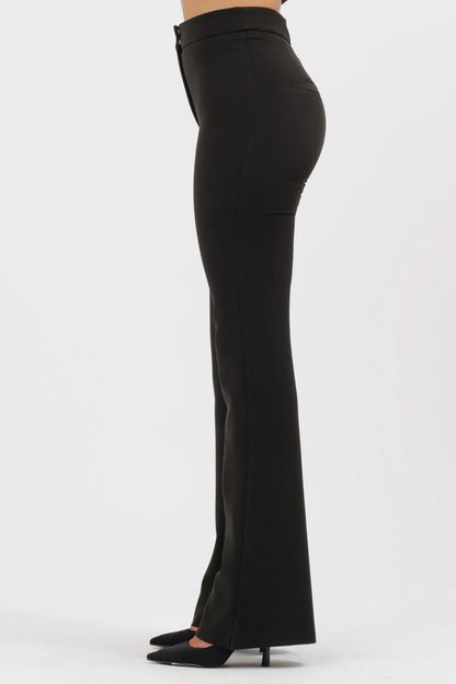 Pantalone mezza zampa nero