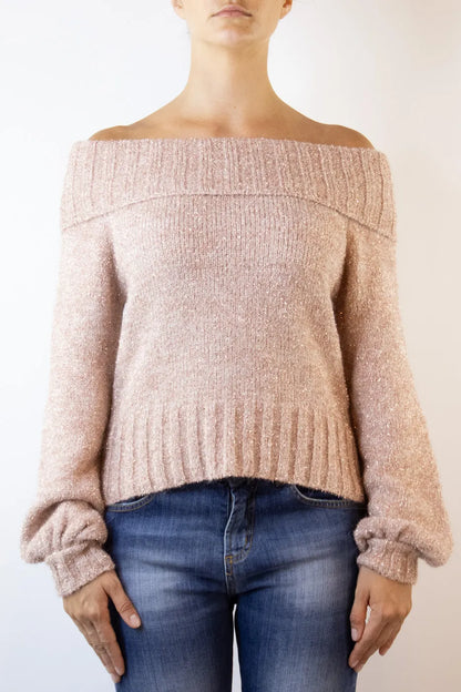 Maglia shiffer manica a palloncino