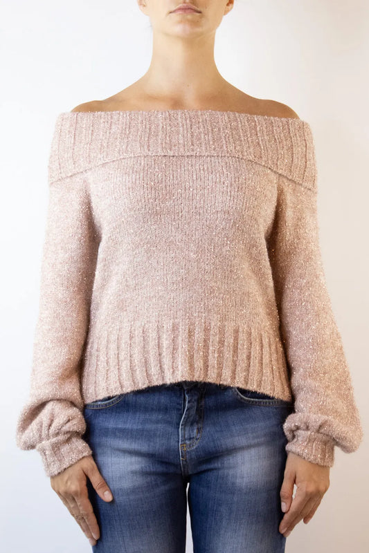Maglia shiffer manica a palloncino