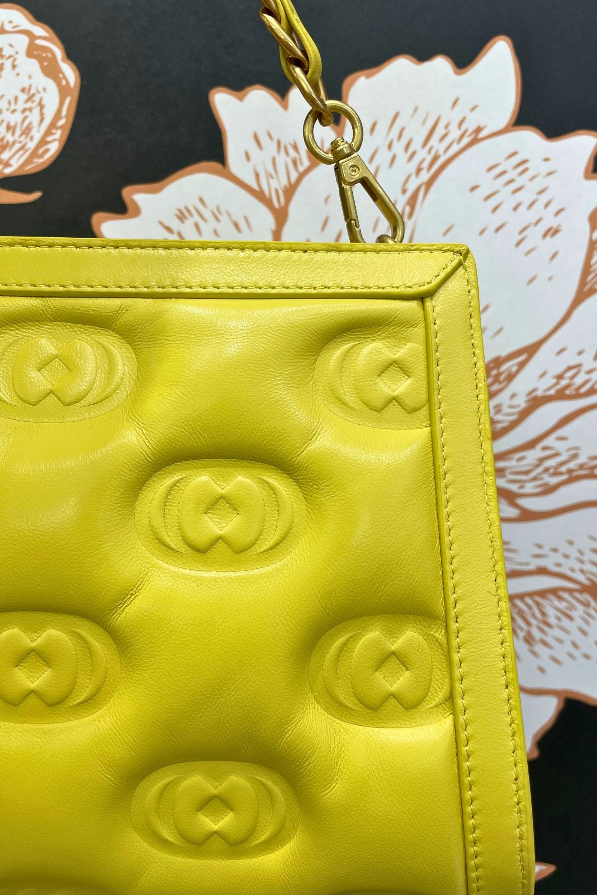 Borsa a spalla Logo Yellow - La Carrie