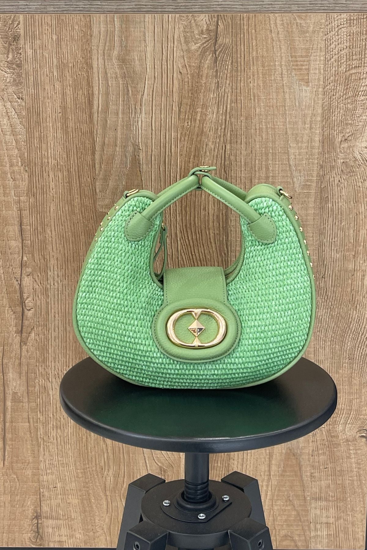 Borsa a mano Noemi Pistacchio - La Carrie