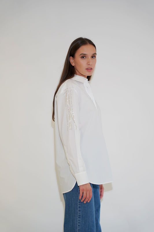 Camicia con pendenti sulle spalle - HAVEONE