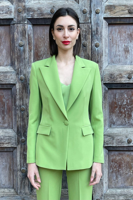 Blazer monopetto avocado - Silence Limited