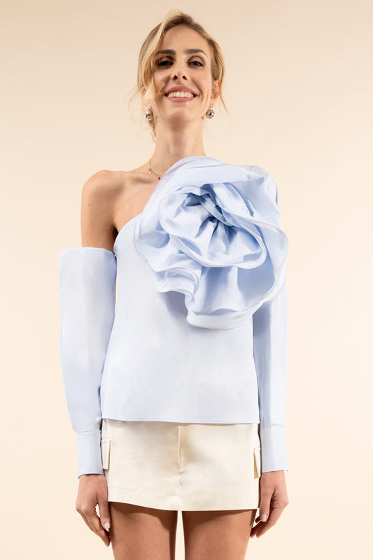 Camicia con fiore