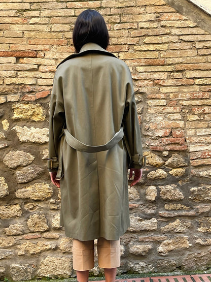 Trench oversize verde - Vicolo